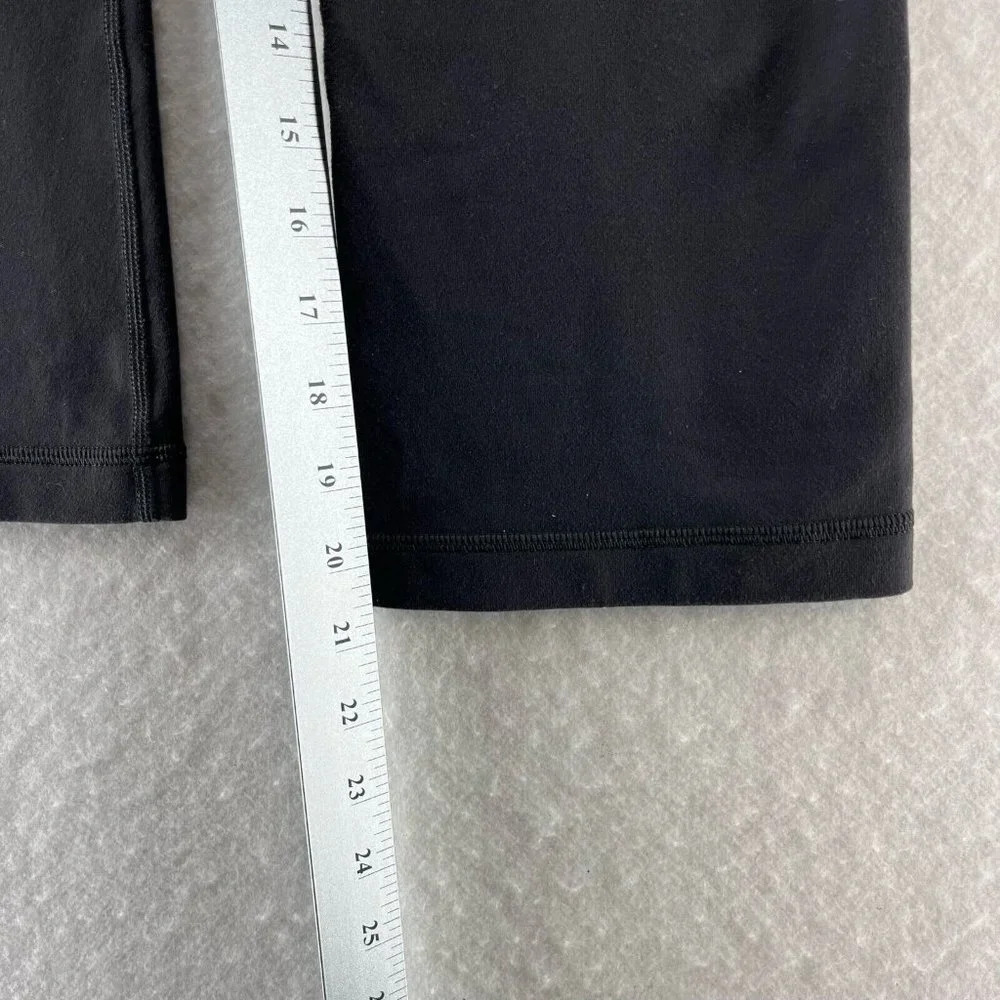 Lululemon Pants Womens Size 4 Gather & Crow Crop Athletic Workout Yoga Black Red - Picture 11 of 11